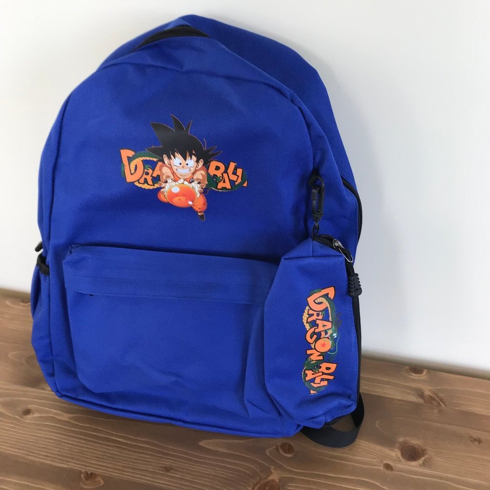 Dragon Ball Z BackPack + Pencil Case Anime School Bag New/Unused